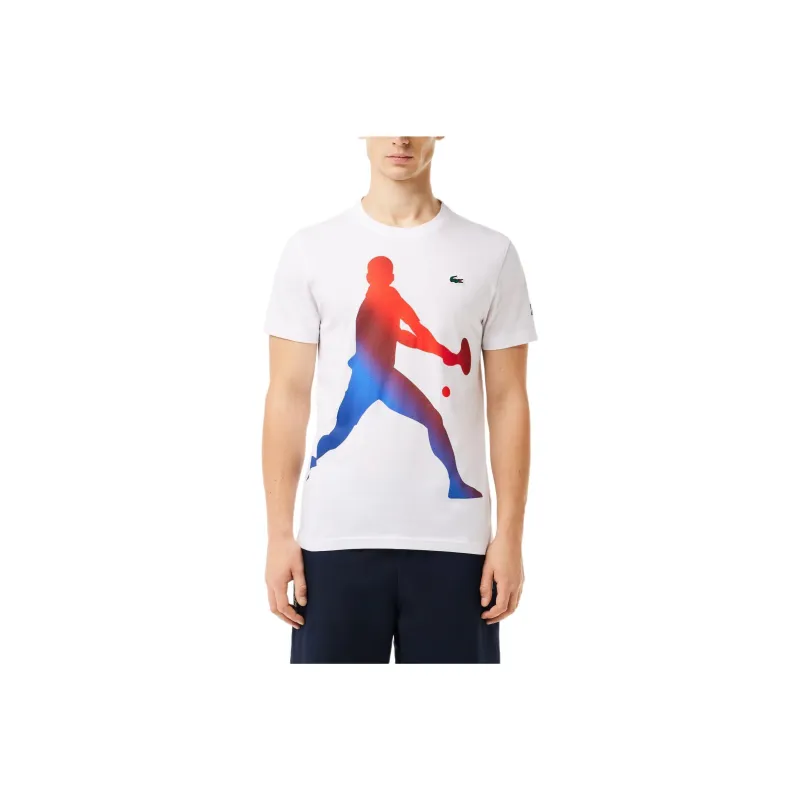 LACOSTE Djokovic Collaboration T Shirt Men's White-0