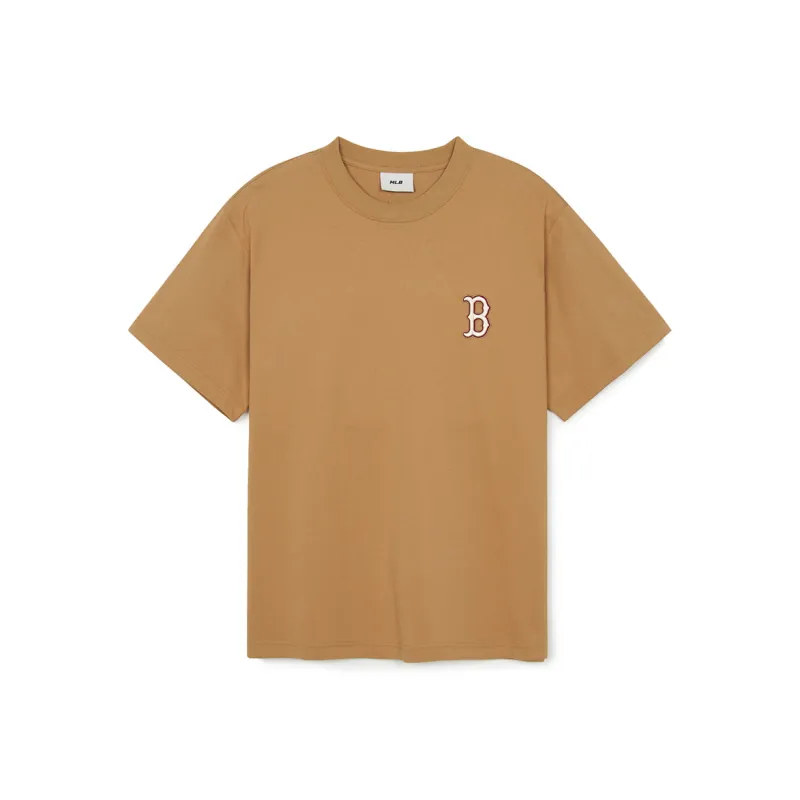 MLB Monogram Collection Boston Red Sox T Shirt Unisex Brown-0