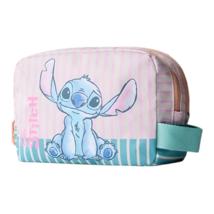 ZARA Polyester Toiletry Bag Regular Kids' Pink & Blue-1