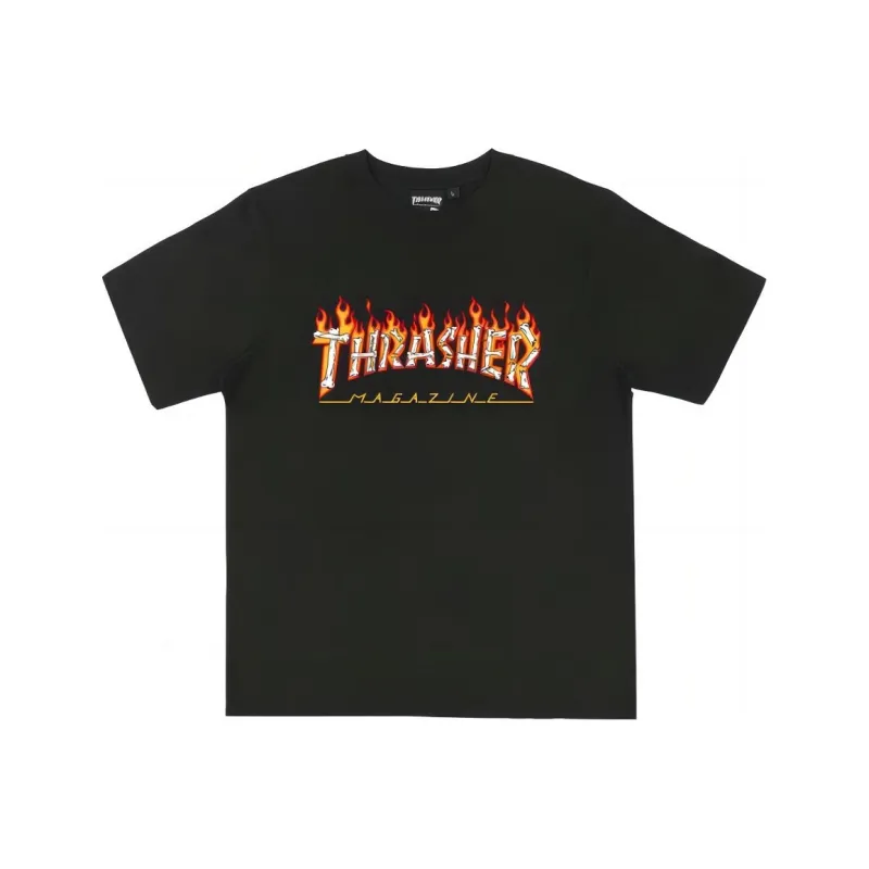 Thrasher T-Shirts Unisex Black-0