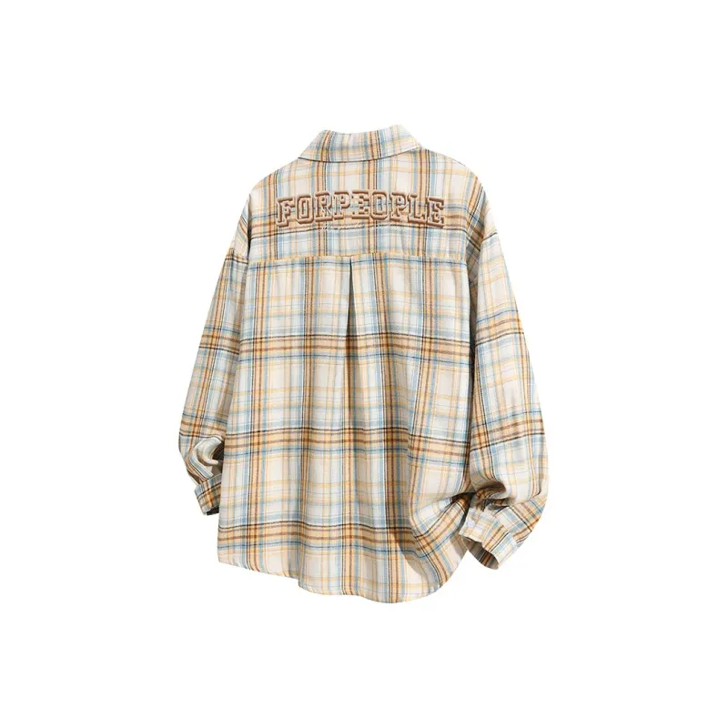FAX FOR FMACM Shirt Unisex Blue Plaid-4
