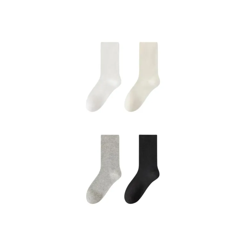 Temooues Mid Calf Socks Women's 4 Pack-5