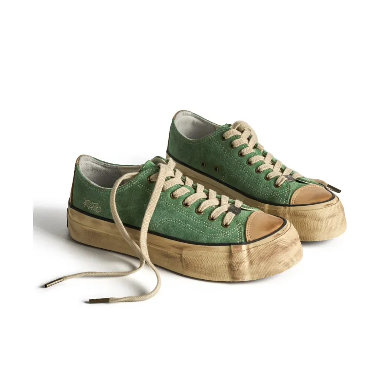 PIPG Cushioning Anti Slip Wear Resistant Breathable Lightweight Coverage Low Top Casual Shoes Unisex Grass Green-3