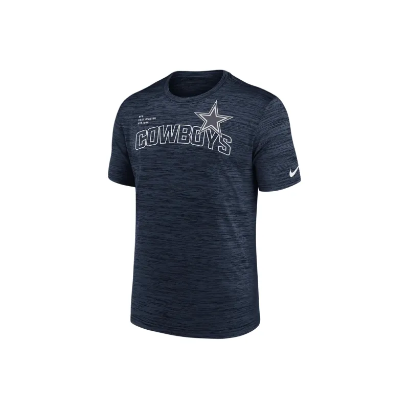 Nike Dallas Cowboys Velocity Arch T-Shirt Dallas Cowboys Men's Marine Blue-0
