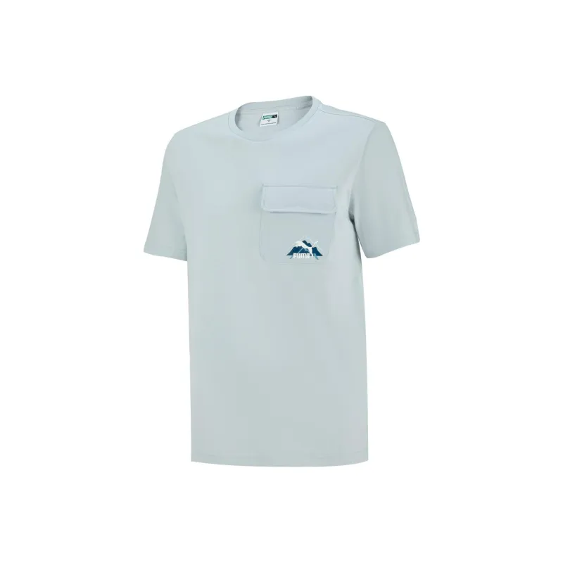 PUMA T Shirt Men's Platinum Gray-0