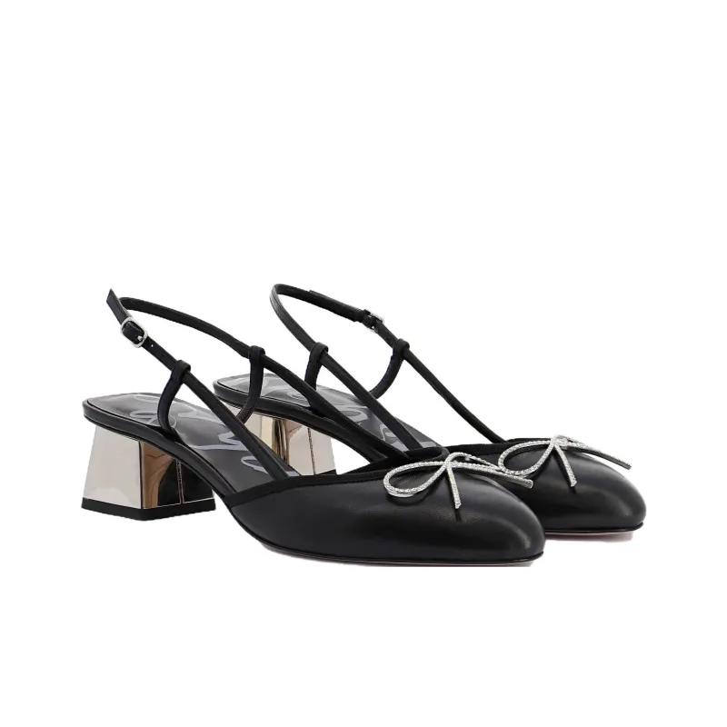 Sophia Webster Chunky Heel High Heels 5cm Women's Black-2