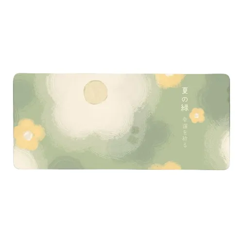 Vobafe Strawberry And Flower Extra Large Women's Office Computer Mouse Pad Keyboard Pad Instagram Style Mouse Pads