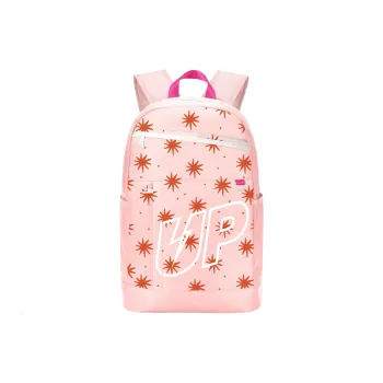 TURN UP Polyester Student Backpack Women's Pink