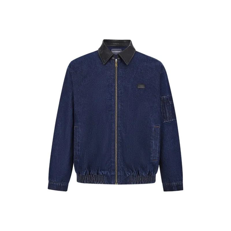 BANDITK GANGN Denim Jacket Unisex Navy Blue-0