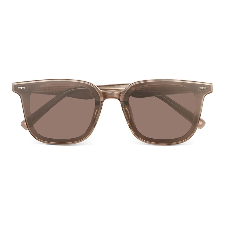MUJOSH Plate Frame Square Driving Sunglasses For Sun Protection Unisex-8