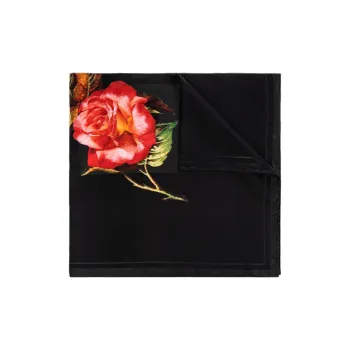 Givenchy Silk Scarves Women's Black