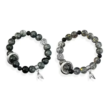 AEMC Colored Glaze Jade Bracelets Unisex