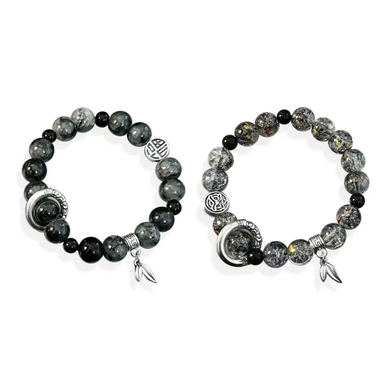 AEMC Colored Glaze Jade Bracelets Unisex-12