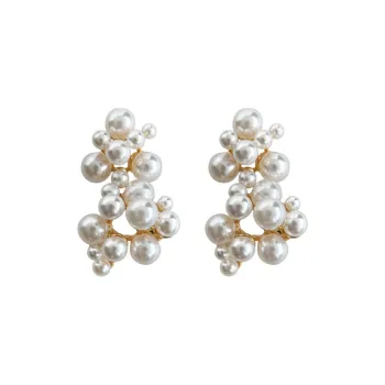 Yab Shell Pearl Earrings Women's