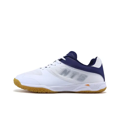 Kinglake Cushioned Slip Resistant Abrasion Resistant Low Top Tennis Shoes Unisex White Blue
