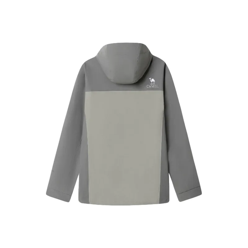 CAMEL Waterproof And Windproof Windbreaker Jacket Unisex Light Green-1