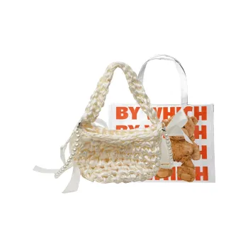 Bywhich Polyester Handbag Shoulder Bag Crossbody Bag Regular Women's White Black