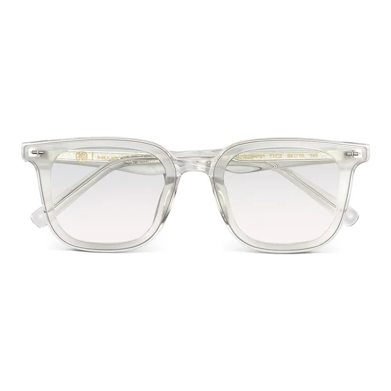MUJOSH Plate Frame Square Driving Sunglasses For Sun Protection Unisex-5