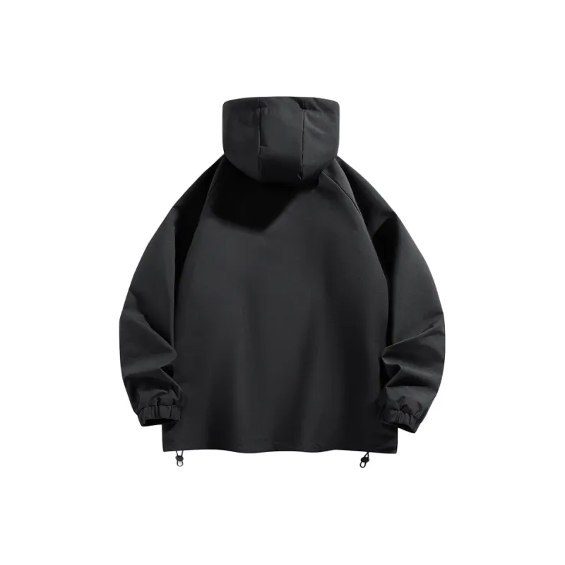 CELUCASN Jacket Unisex Black Brown-1