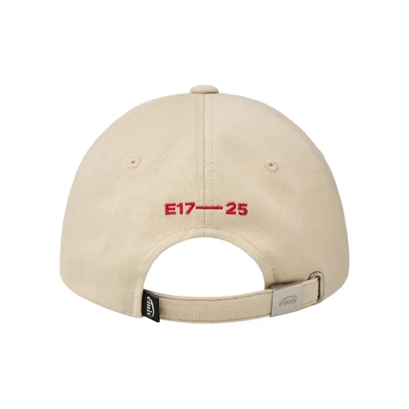 Emis Cotton Baseball Caps Unisex Beige-2