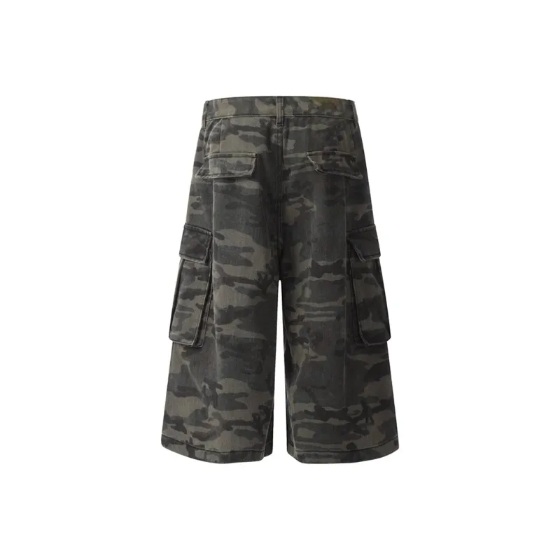 NEVER RULE Casual Shorts Unisex Camouflage-0