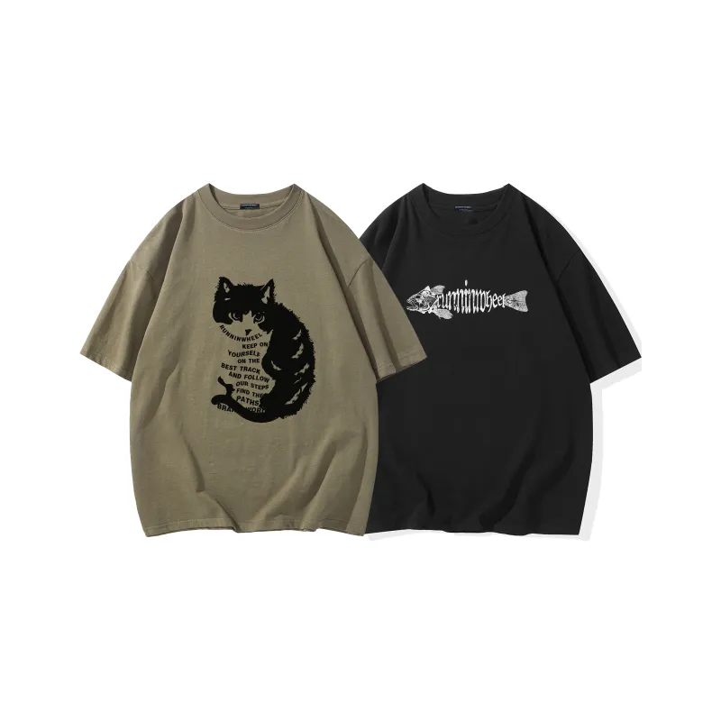 RUNNINWHEEL T Shirt Unisex 2 Pack-32