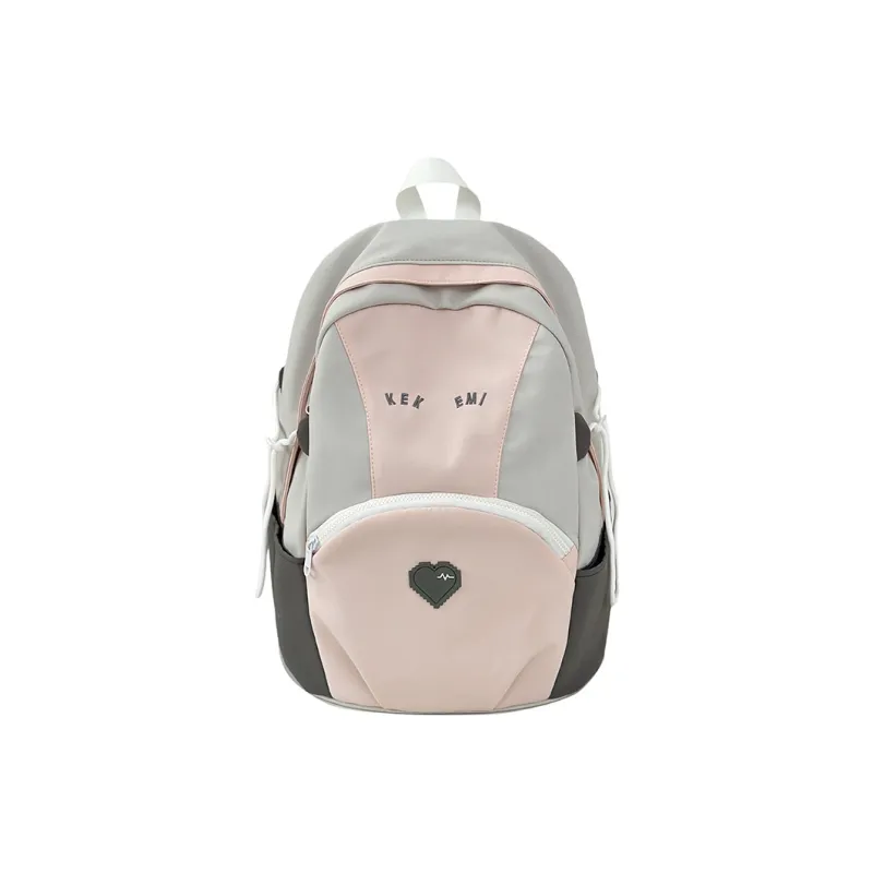 LUVISTRUE Nylon Backpack Laptop Backpack Regular Unisex Pink/Blue/Khaki-7