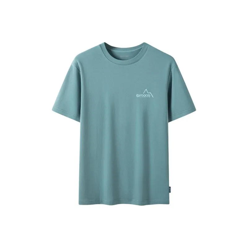 OUTDOOR PRODUCTS Drop Shoulder Sleeve T Shirt Men's Blue Gray-0
