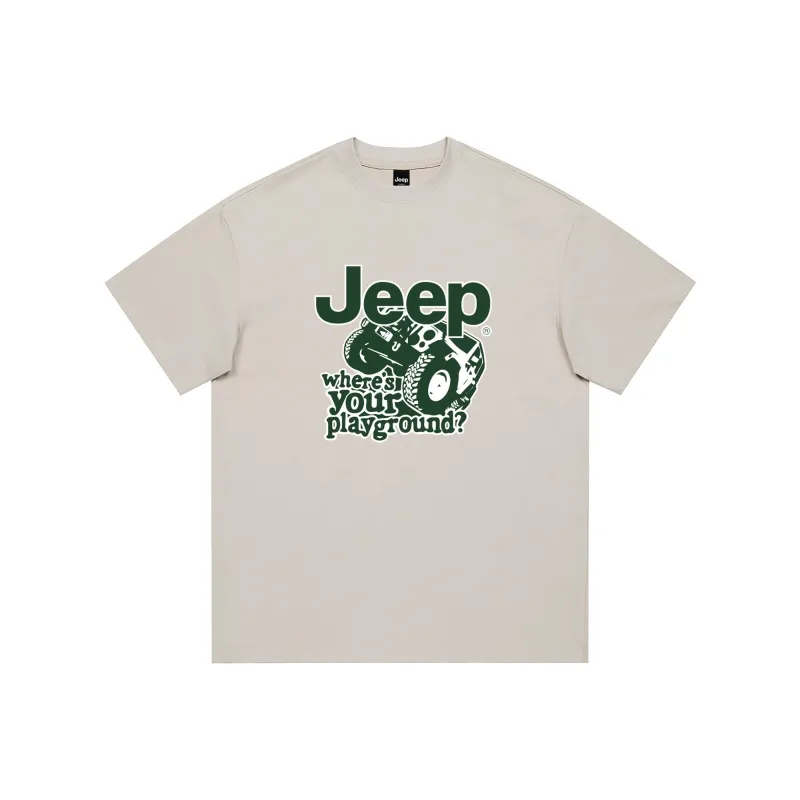 Jeep Drop Shoulder Sleeve T-Shirt Unisex-4