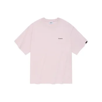 COVERNAT Casual T Shirts Unisex Light Pink