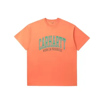 Carhartt WIP SS24 Preppy Style Collection T Shirt Men's Orange