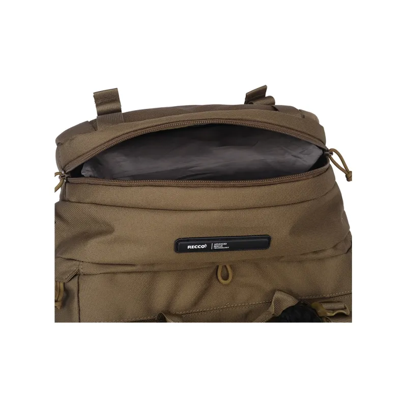 MARDINGTOP Cudora Fabric Backpack Large Size Unisex Khaki/Black-4
