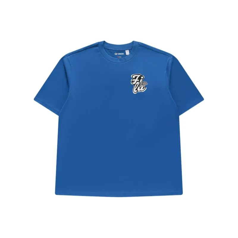 FILA FUSION SS24 T Shirt Men's Cobalt Blue-0