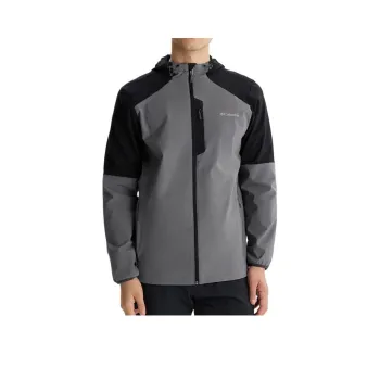 Columbia Tech SOFTSHELL HOODIE Jackets & Coats Men's Gray