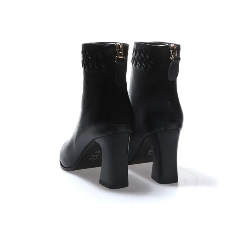Devanro Ankle Boots Women's Black-3