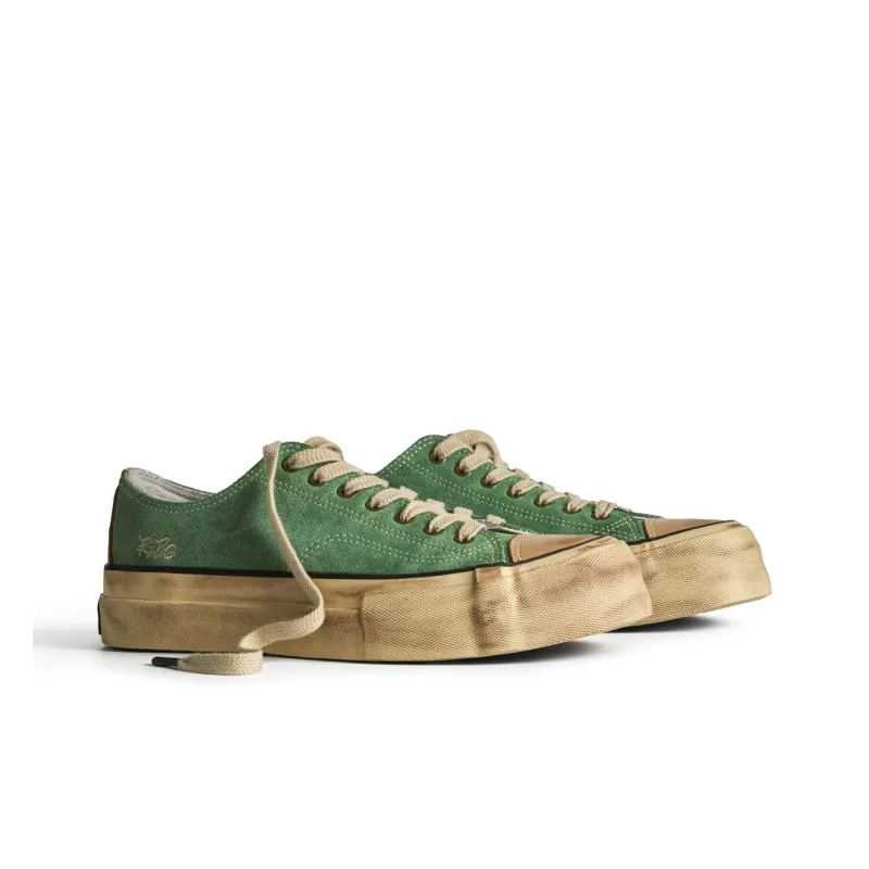 PIPG Cushioning Anti Slip Wear Resistant Breathable Lightweight Coverage Low Top Casual Shoes Unisex Grass Green-1