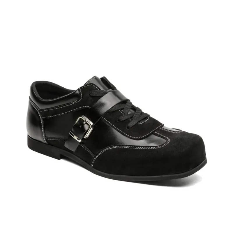 KUNGFUDEER Gothic Collection Low-Top Casual Shoes Unisex Black-3