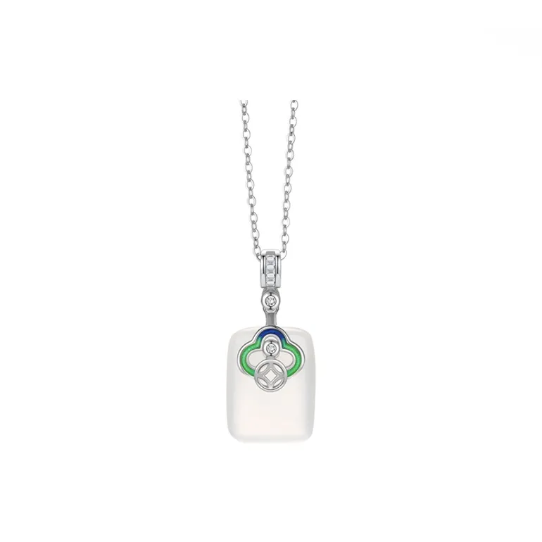Ancient Jewelry Chalcedony Jade Necklaces Women's-0