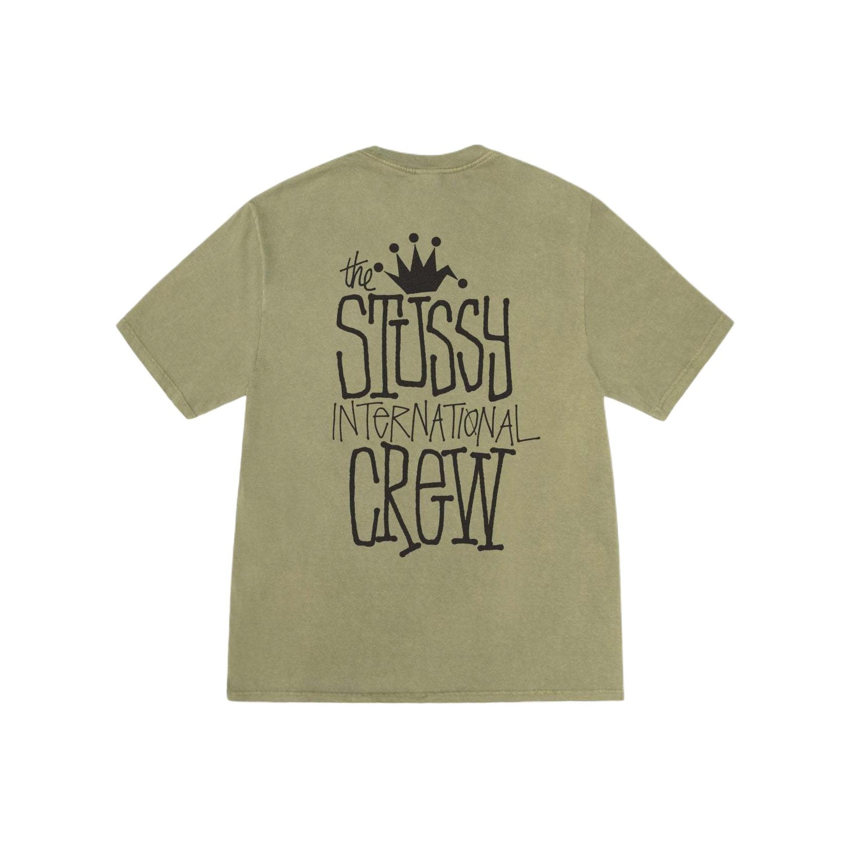 Stussy Crown International Pigment Dyed Tee Black - Cheap