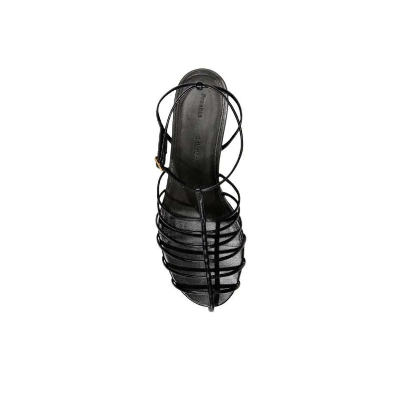 PROENZA SCHOULER One Strap Sandals 6cm Women's Black-4