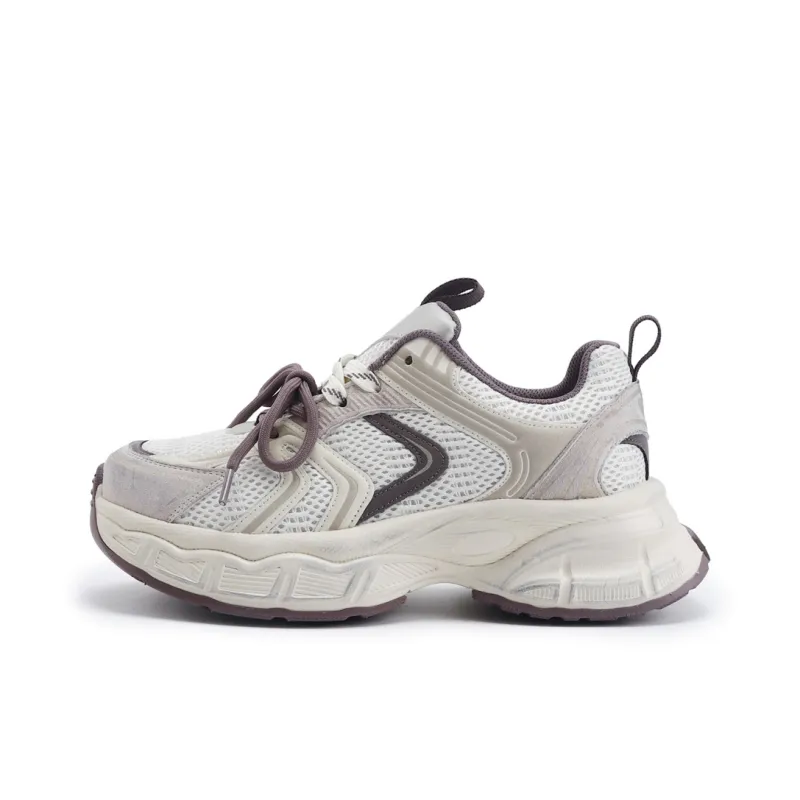 TOM TAILOR Shock Absorbers With Slip Resistant And Abrasion Resistant Properties Low Top Chunky Sneakers Women's-6