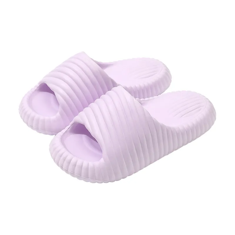 Foot Recreation Squashy And Bouncy Feeling Slippers Summer Indoor Home Platform Slip Resistant Bathroom Couple Slippers-4