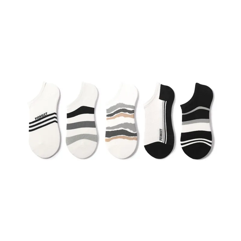 Primeet Ankle Socks Men's 5 Pack-17