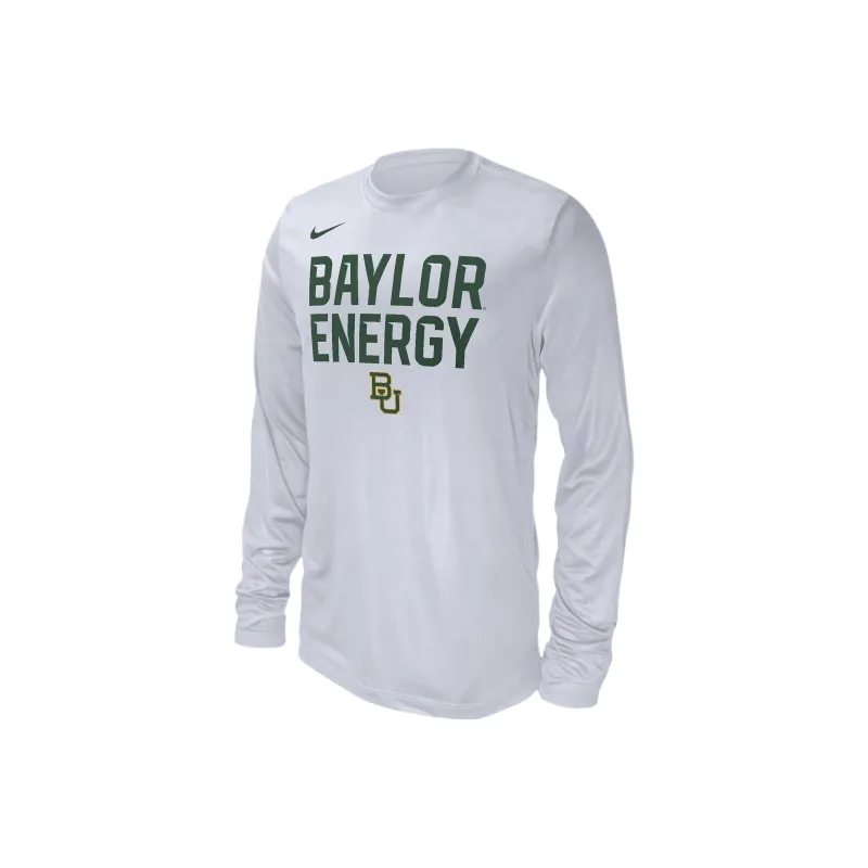 Nike Baylor Men's Nike College Long Sleeve T Shirt-0