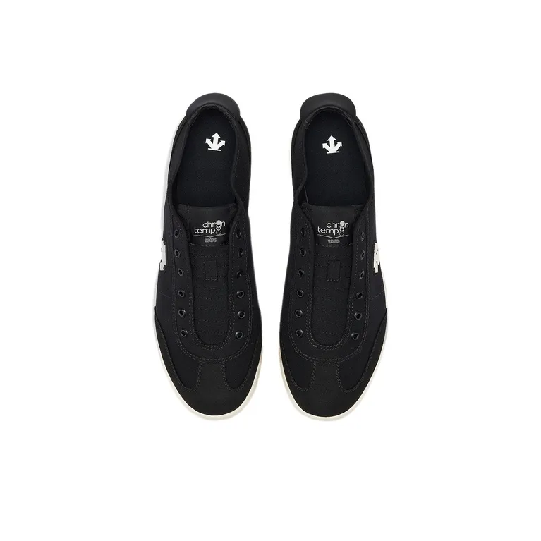 DESCENTE CHRON TEMPO Abrasion Resistant Low Top Casual Shoes Men's Black-2