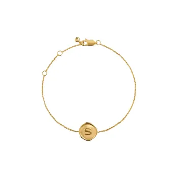 Monica Vinader Sterling Silver 18K Gold Plated Bracelets Women's Gold