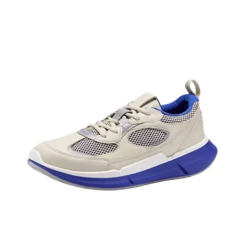 Ecco Biom 2.2 Abrasion Resistant Low Top Running Shoes Men's Gray Blue