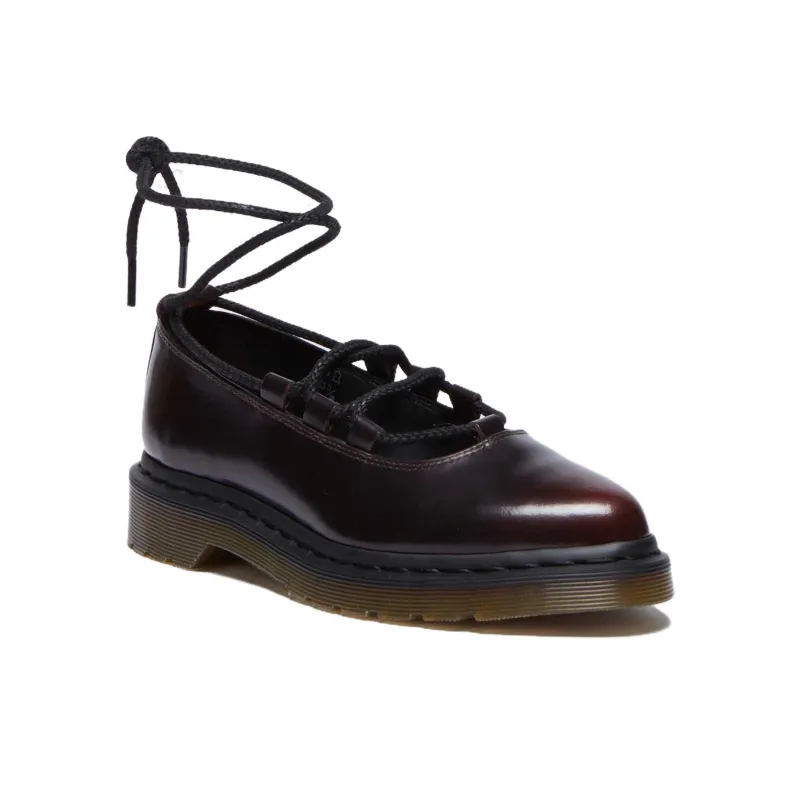 Dr.Martens ELPHIE II Casual Single Shoes Women's Cherry Red-1