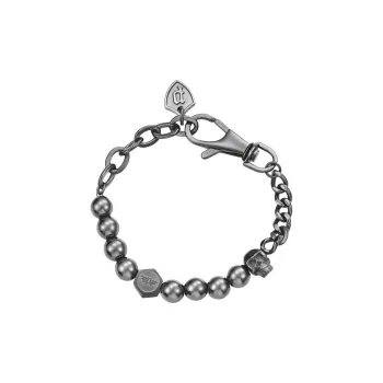 Police Stainless Steel Bracelets Men's Silver