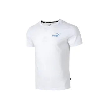 PUMA ESS T Shirts Men White